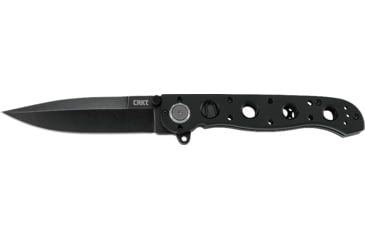 Image of CRKT M16?03 Deadbolt Folding Knife, 3.58in, D2 Tool Steel Blade, Drop Point Blade, Black Aluminum Handle, M16-03DB
