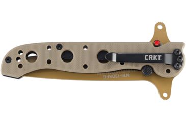 Image of CRKT M16-13 Carson Special Forces Desert Tanto Folding Knife, Tan Finish M16-13DSFG