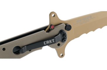 Image of CRKT M16-13 Carson Special Forces Desert Tanto Folding Knife, Tan Finish M16-13DSFG