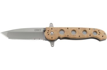 Image of CRKT M16-14 Big Dog Special Forces Desert Tanto Folder Knife, Triple Point Serrations, M16-14ZSF