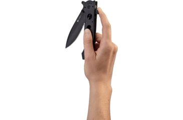 Image of CRKT M21 Folding Knife, Drop Point Tri-Point Combo Edge, Blk TitanNitride Blade/Handle M21-14SF