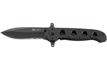 Image of CRKT M21 Folding Knife, Drop Point Tri-Point Combo Edge, Blk TitanNitride Blade/Handle M21-14SF