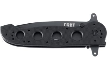 Image of CRKT M21 Folding Knife, Drop Point Veff Combo Edge, Black TitanNitride Blade/Handle M21-14SFG