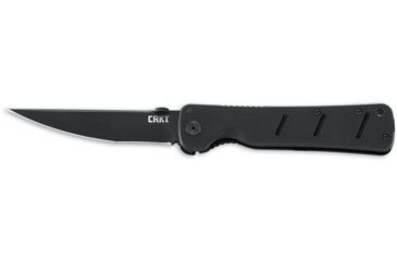 Image of CRKT Otanashi Noh Ken Folding Blade Knife by James Williams Design, Black Blade and Black Handle 2906