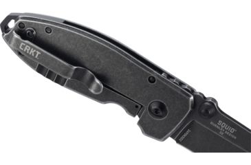 Image of CRKT Squid Folding Knife with Black Stonewash Blade, Black 2490KS