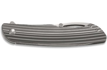 Image of CRKT Swindle Folding Knife by Onion Design, 3.2in Blade and Grooved Handle K241XXP