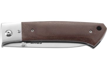 Image of CRKT Torreya by Steve Jernigan Folding Knife,3.6in Satin Drop Point Blade,Brown Resin Infused Fiber Handle 2879