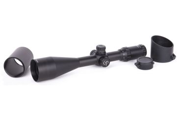 Image of CenterPoint 4-16X56mm Rifle Scope, Mil Dot Reticle, 30mm Tube, Black, LR416S1