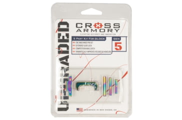 Image of Cross Armory 3 Piece Upgrade Kit Glock Gen5 Rainbow Aluminum, CRG5OKRB