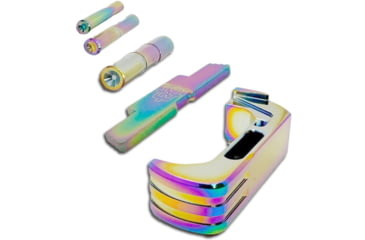 Image of Cross Armory 3 Piece Upgrade Kit Glock Gen5 Rainbow Aluminum, CRG5OKRB