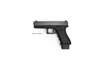 Image of Cross Armory Glock 3-Piece Kit, 3 Pin Set, Extended Mag Catch, Extended Slide Lock, Gen 1-3, Red, CRGOKRD