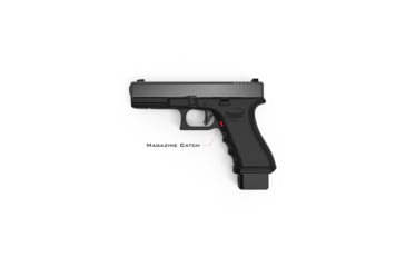 Image of Cross Armory Glock 3-Piece Kit, 3 Pin Set, Extended Mag Catch, Extended Slide Lock, Gen 1-3, Red, Small, CRGOKRD