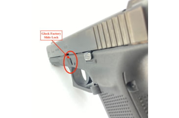Image of Cross Armory Glock Extended Slide Lock Gen 1-5 &amp; P80, Blue, CRG5SLBL