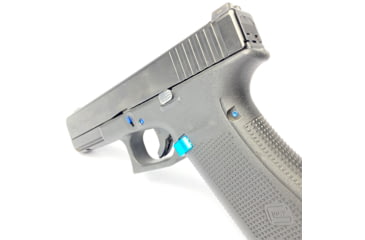 Image of Cross Armory Extended Slide Lock for Glock, Gen 1-5/P80, Blue, Small, CRG5SLBL