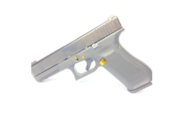 Image of Cross Armory Glock 3-Piece Kit, 3 Pin Set, Extended Mag Catch, Extended Slide Lock, Gen 5, Gold, CRG5OKGD
