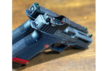 Image of USED Cross Armory Glow-In-The-Dark Pistol Sights, Black, Tall, crGSt-bk, EDEMO2, Used, Condition Like New, Open Box