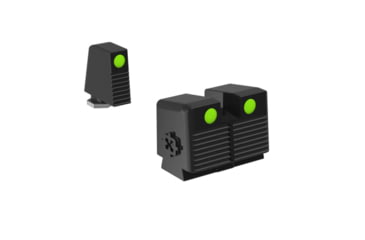 Image of USED Cross Armory Glow-In-The-Dark Pistol Sights, Black, Tall, crGSt-bk, EDEMO2, Used, Condition Like New, Open Box