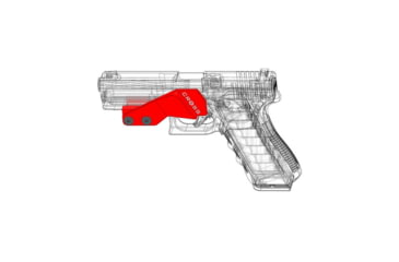 Image of Cross Armory Thumb Grip, Pistol Thumb Rest 3.5X1.75X1.75, Aluminum, crTG