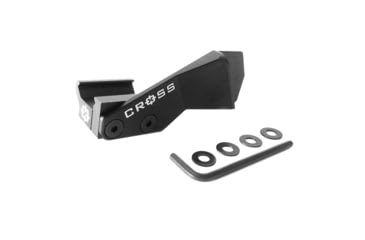 Image of Cross Armory Thumb Grip, Pistol Thumb Rest 3.5X1.75X1.75, Aluminum, Black, Small, CRTG