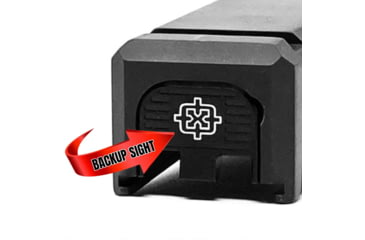 Image of Cross Armory Universal Back Plate, Glock Gen 1-5 P80, Black, crG5BPbk