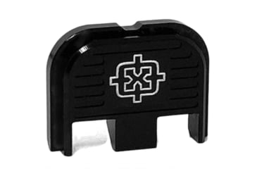Image of Cross Armory Universal Back Plate for Glock, Gen 1-5/P80, Black, Small, CRG5BPBK