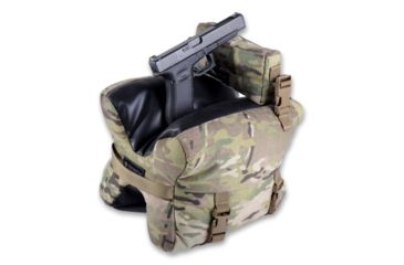 Image of Crosstac X-Bag Shooting Rest Bag w/Pistol Rest, Coyote Brown 110075-CB