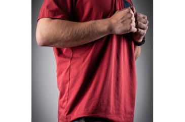 Image of Crucial Concealment Covert OWB Kydex Holster, Taurus G3, Right Hand, Black, 1229