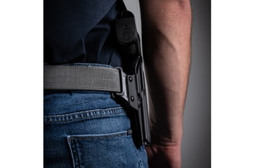 Image of Crucial Concealment Covert OWB Kydex Holster, Taurus G3, Right Hand, Black, 1229