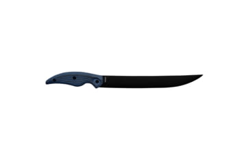 Image of Cuda Knives Cuda 10 in Professional Fillet Fixed Blade Knife, 10in, Stainless Steel, Standard Edge, Blue/Black Micarta Handle, 18131