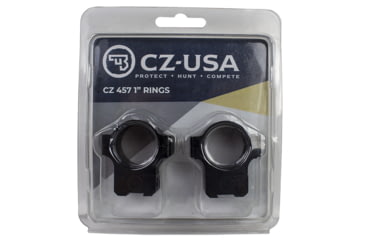 Image of CZ 40086 CZ457 Dovetail Rings 457/455, Matte Black, 1in Medium