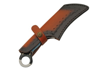 Image of Damascus Karambit Horn/Turquoise