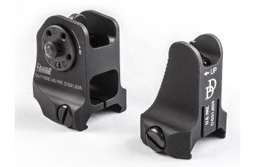 Image of Daniel Defense A1.5 Top Mounted Fixed Front and Rear Sight, Black, 19-088-09116
