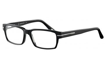 Image of Davidoff 91021 Single Vision Prescription Eyeglasses - Black Frame and Clear Lens 91021-8840SV