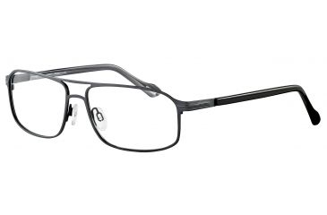 Image of Davidoff 95100 Single Vision Prescription Eyeglasses - Grey Frame and Clear Lens 95100-567SV