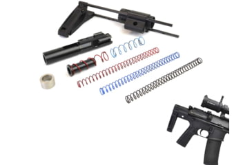 Image of Dead Foot Arms Subcompact Weapon 2.5in Tailhook Brace for 9mm AR Platform Pistols Gen 2, Black Anodized, 80015