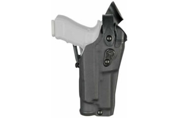 Image of Safariland Model 6360RDS ALS/SLS Mid-Ride Level-III Duty Holster, Glock 19/23, Insight Technology M3, Left, STX Plain, Black, 6360RDS-2832-412