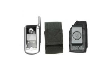 Image of DeSantis Black - E-Z Draw Nylon Cell Phone Holster N13BJ15Z4