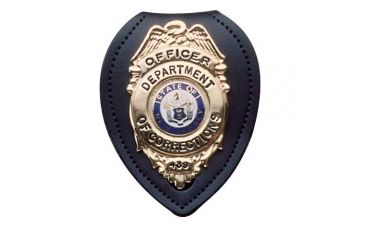 Image of DeSantis Black - Plain - Teardrop Badge Holder U29BJZZZ0