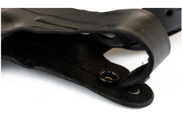 Image of DeSantis C.E.O. Shoulder Rig Leather Holsters, Glock 20, 21, 21SF, 29, 30, 37, 38, 39, Left Hand, Plain, Black, 11ZBBE8Z0