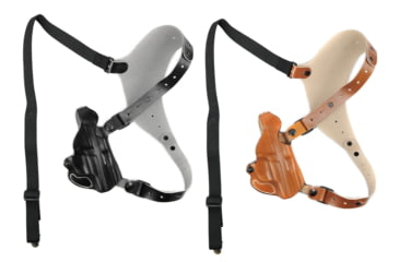 Image of DeSantis C.E.O. Shoulder Rig Holsters, Black, Tan