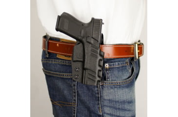 Image of DeSantis DS Paddle Holster, Beretta APX Carry, Left Hand, Kydex, Black, D94KB9MZ0