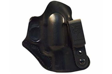 Image of DeSantis Flex-Tuk Leather IWB Holster, S&amp;W J Frame, M&amp;P 340, 360 2in, Taurus 85, 85CH 2in, Left Hand, Plain, Black, 113BB02Z0