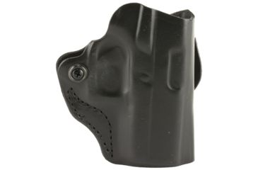 Image of DeSantis Mini Scabbard Leather Belt Holster, FN Herstal FN 503, Right Hand, Plain, Black, 019BA3QZ0