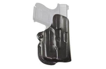 Image of DeSantis Mini Scabbard Leather Belt Holster, Left Hand, Black, 019BB3KZ0