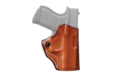 Image of DeSantis Mini Scabbard Leather Belt Holster, Right Hand, Tan, 019TA3KZ0