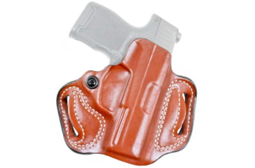 Image of DeSantis Mini Slide Holster, Left, Glock 43X MOS w/ TLR-7 SUB, Tan, 086TB6YZ0