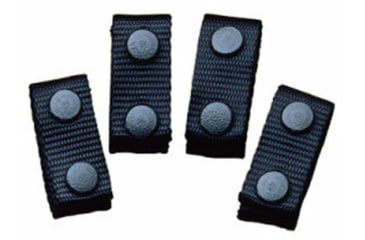 Image of DeSantis Nylon Belt Keepers - Set of 4, 2in, Ambidextrous, Nylon, Black, N01BJ01Z3