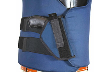 Image of DeSantis Nylon Vest Holster, Fits Most Small Revolvers UP to 2 1/4in Barrel, Ambidextrous, Nylon, Navy Blue, N82AJSRZ0