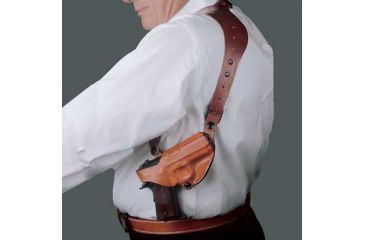 Image of DeSantis Left Hand - Tan - C.E.O. Shoulder Rig 11ZTBM8Z0