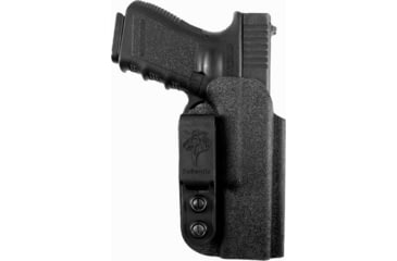 Image of DeSantis Slim-Tuk IWB Kydex Holsters, Glock 19, 23, 32, 19X, 19 Gen 5, 45, 36, Ambidextrous, Kydex, Black, 137KJB6Z0